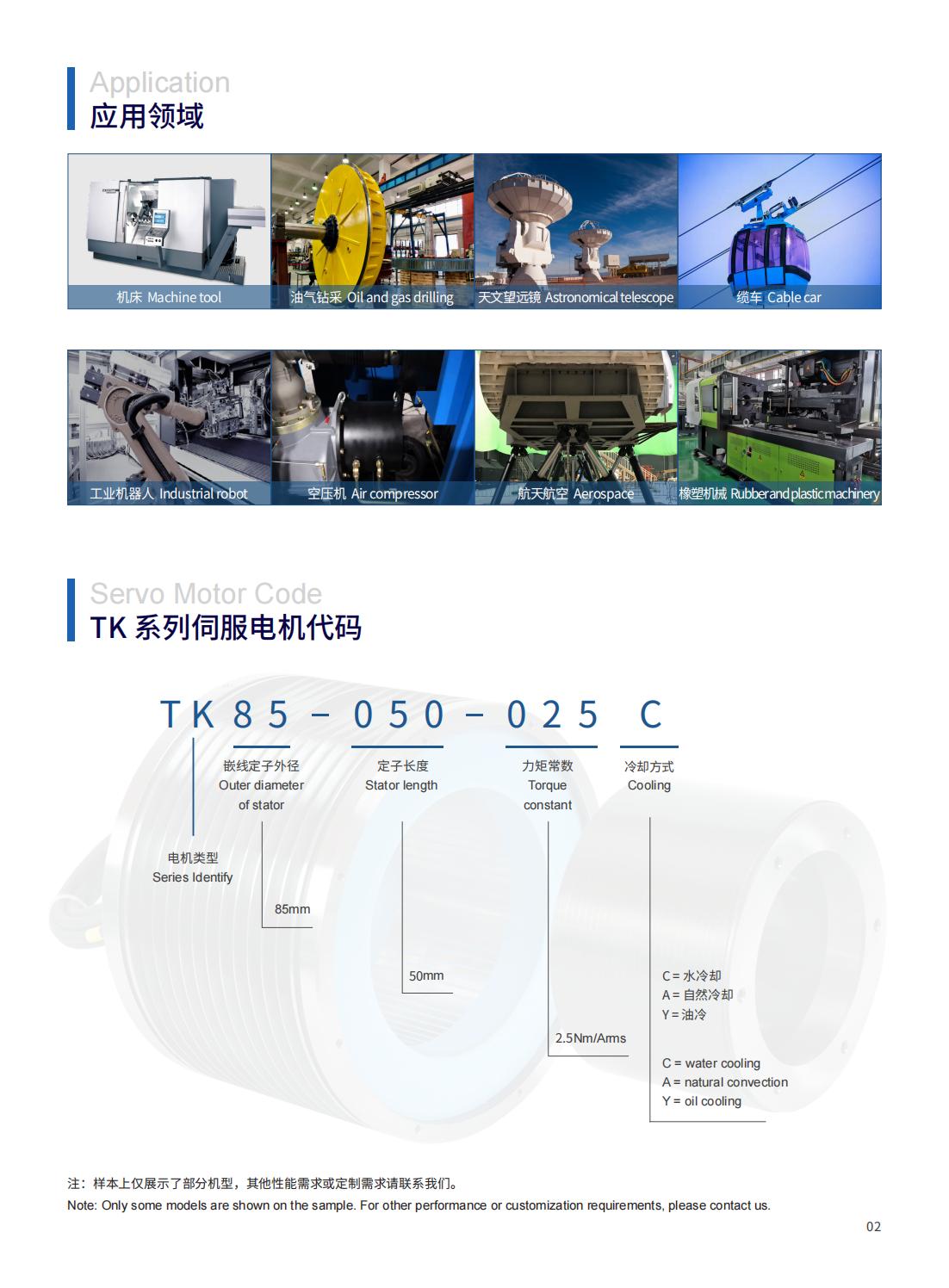 TK Series DD Servo Motors